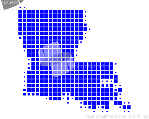 Image of Map of Louisiana