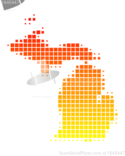 Image of Map of Michigan