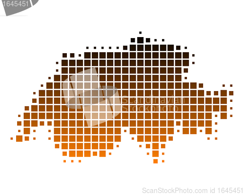 Image of Map of Switzerland