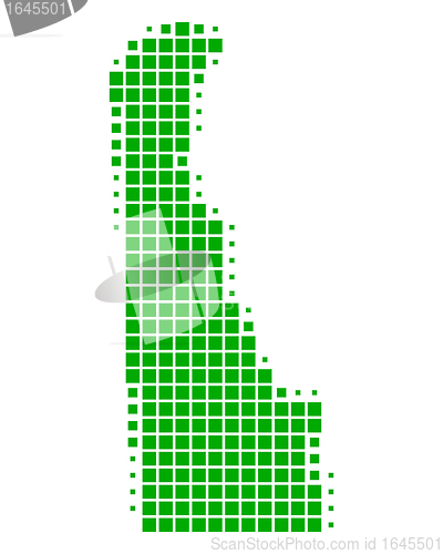 Image of Map of Delaware