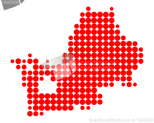 Image of Map of Lake Chiemsee