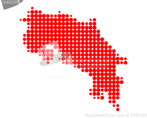 Image of Map of Costa Rica