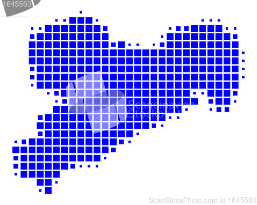 Image of Map of Saxony