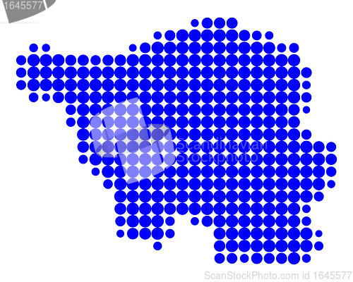 Image of Map of Saarland