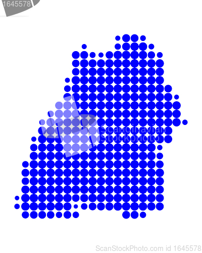 Image of Map of Baden-Wuerttemberg