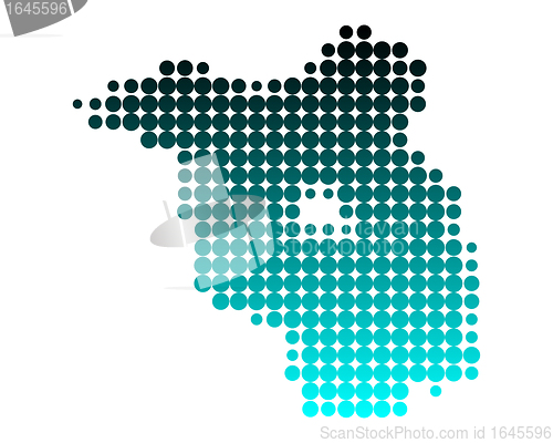 Image of Map of Brandenburg