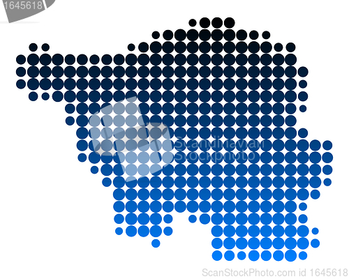 Image of Map of Saarland