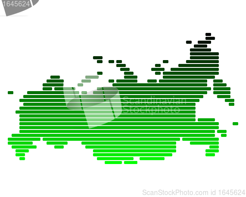Image of Map of Russia