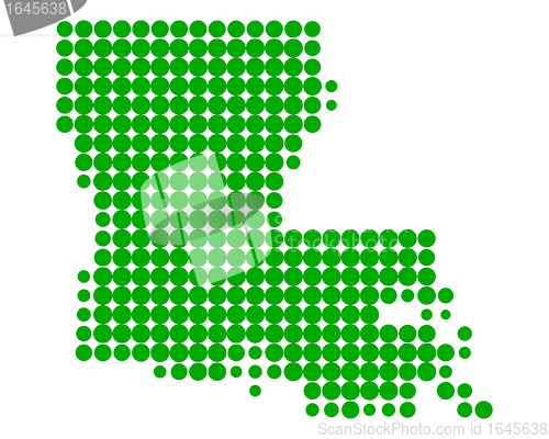 Image of Map of Louisiana