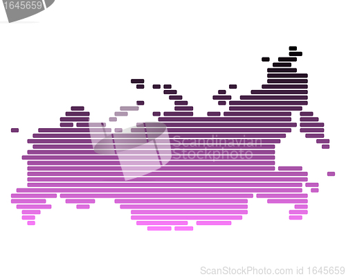 Image of Map of Russia