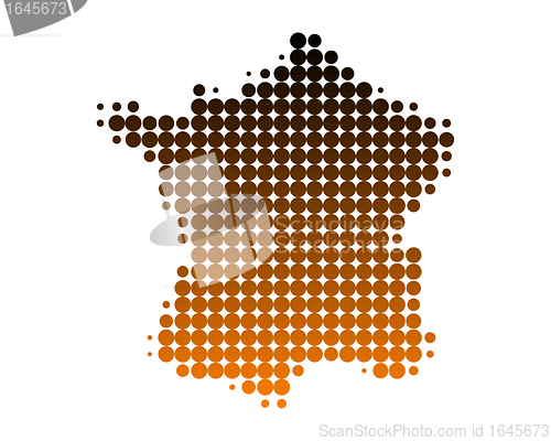 Image of Map of France