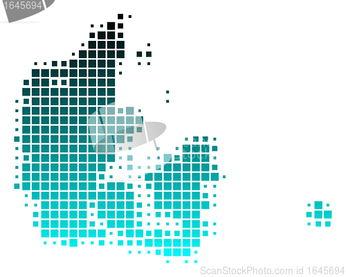Image of Map of Denmark