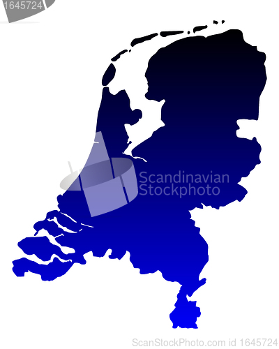 Image of Map of the Netherlands