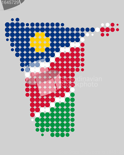 Image of Map of Namibia