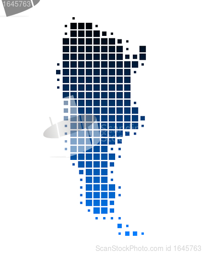 Image of Map of Argentina
