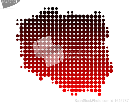 Image of Map of Poland