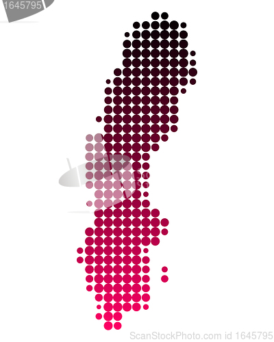 Image of Map of Sweden
