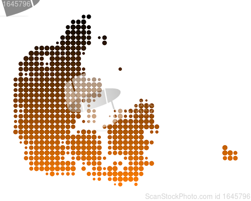 Image of Map of Denmark