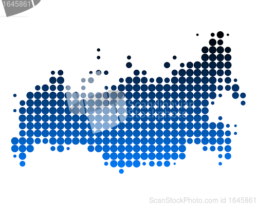 Image of Map of Russia