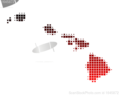 Image of Map of Hawaii