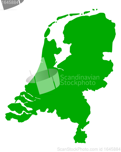 Image of Map of the Netherlands