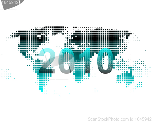 Image of World map 2010