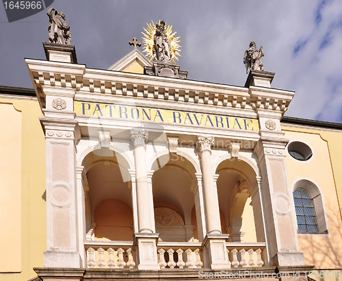 Image of Portal of church Maria Himmelfahrt in Deggendorf, Bavaria