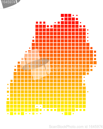 Image of Map of Baden-Wuerttemberg