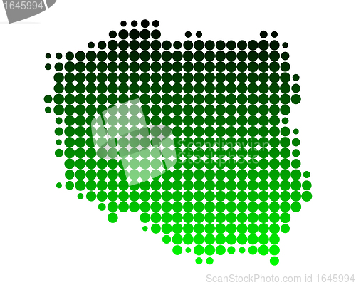 Image of Map of Poland