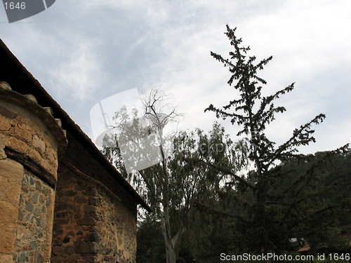 Image of Nature church. St. Mary's. Asinou. Cyprus