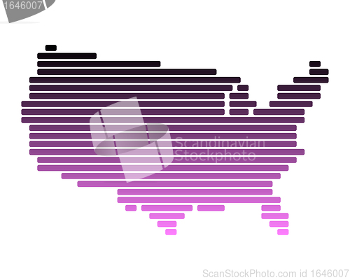 Image of Map of USA