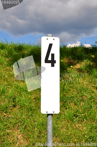 Image of White sign 