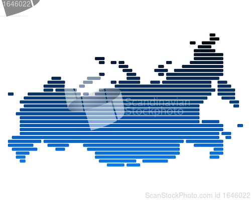 Image of Map of Russia