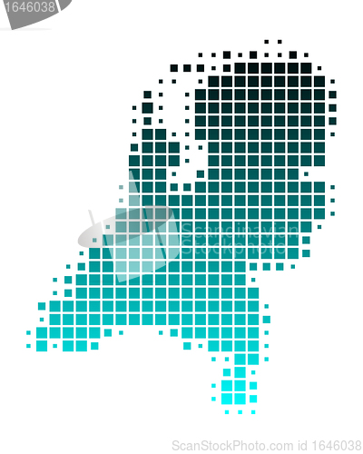 Image of Map of the Netherlands