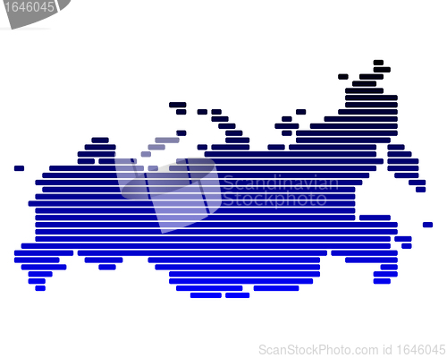 Image of Map of Russia