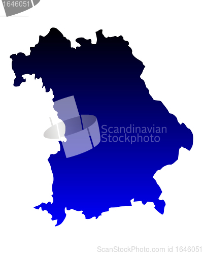 Image of Map of Bavaria