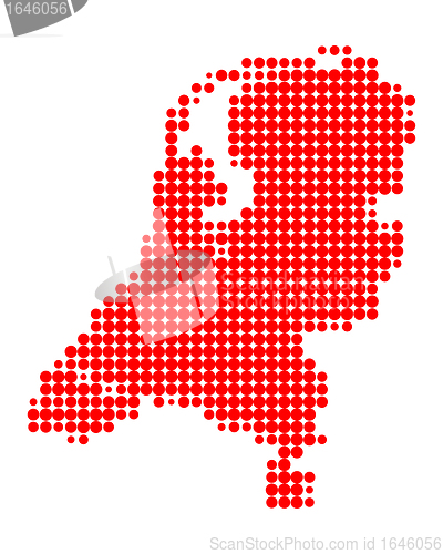 Image of Map of the Netherlands