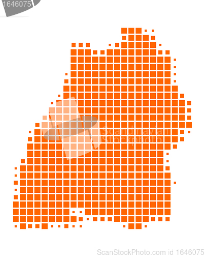 Image of Map of Baden-Wuerttemberg