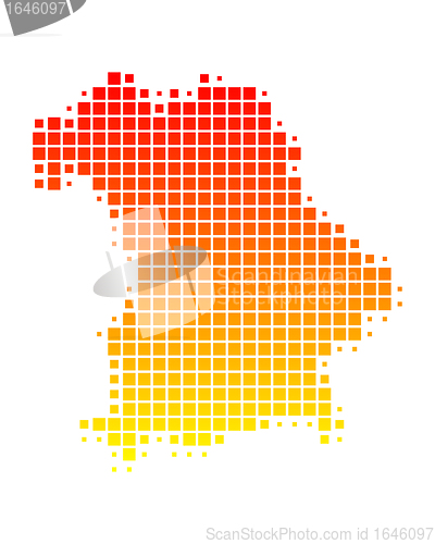 Image of Map of Bavaria