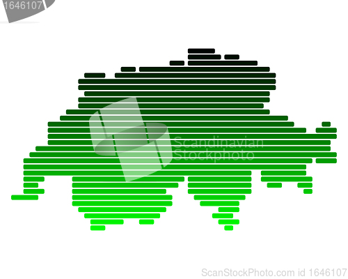 Image of Map of Switzerland
