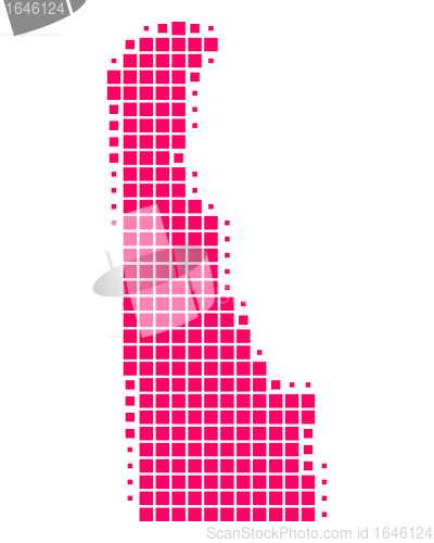 Image of Map of Delaware
