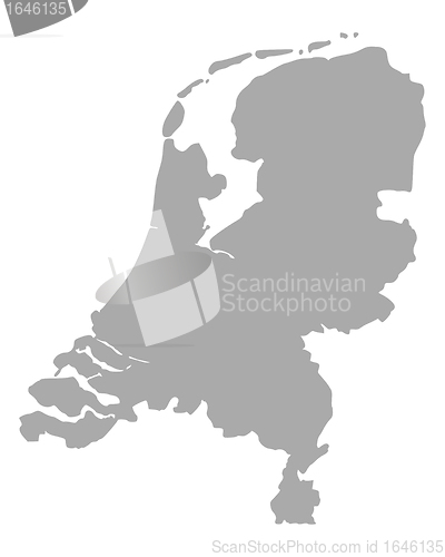 Image of Map of the Netherlands