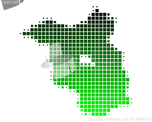 Image of Map of Brandenburg