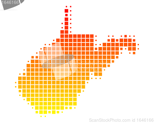 Image of Map of West Virginia