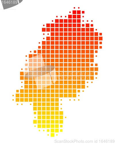 Image of Map of Hesse