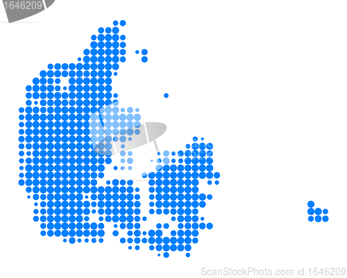 Image of Map of Denmark