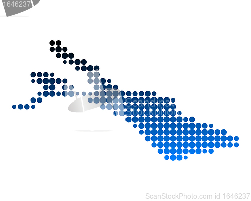 Image of Map of Lake Constance