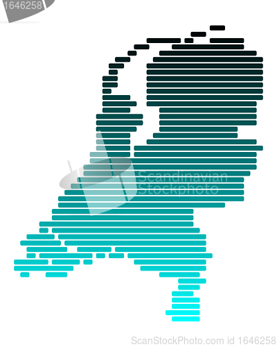 Image of Map of Netherlands