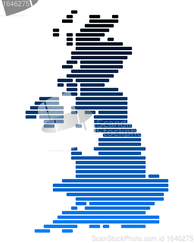 Image of Map of Great Britain