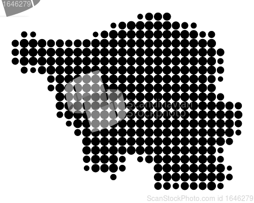 Image of Map of Saarland